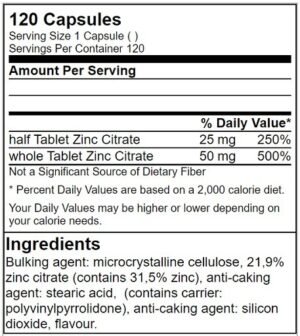 GN Zinc Citrate - 120 Tabl.