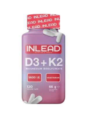 INLEAD Vitamin D3 + K2 + Magnesium 120 Kapseln