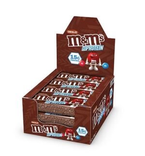 M&M DAMAGED BOX Protein Bar 12x51g Chocolate