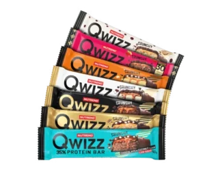 Nutrend QWIZZ Crunchy Protein Bar 12x60g ohne or. Verpackung!