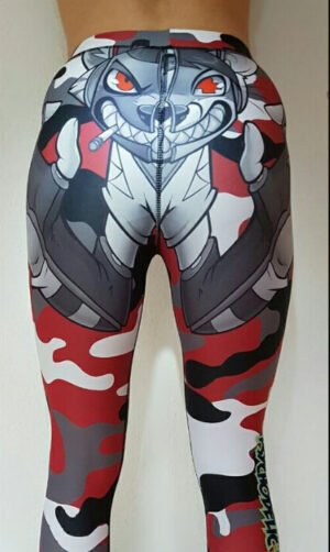 BPS-Pharma - Damen-Leggings Camo Red