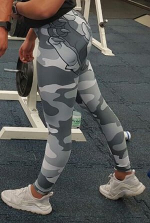 BPS-Pharma - Damen-Leggings Camo Grey