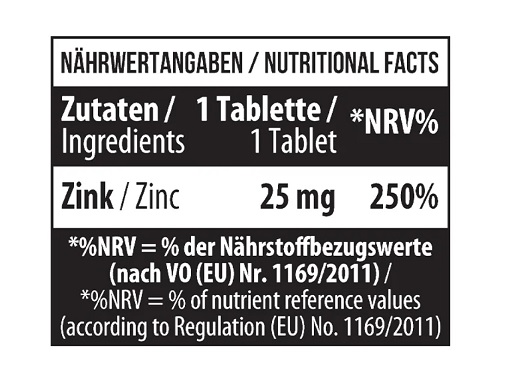 MST - Healthy Zinc Picolinate 60 Tabletten – Bild 3