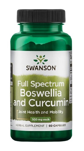 Swanson Boswellia & Curcumin 60 Kaps.