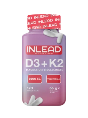 INLEAD Vitamin D3 + K2 + Magnesium 120 Kapseln