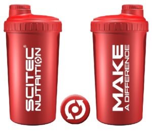 Scitec Shaker 700ml MAD Red