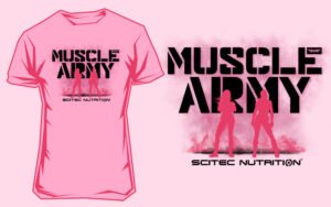 Scitec T-Shirt Army Girl Azalea