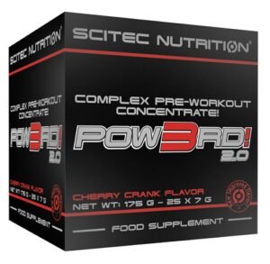 Scitec Pow3rd! BOX 25 Sachet Cherry crank