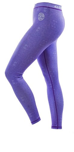 Gold´s Gym GGLPNT048 - Ladies Pattern Printed Long Tight Pants - lilac