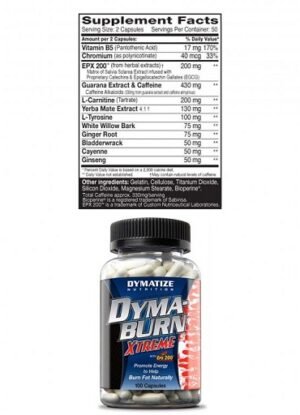Dymatize Dyma Burn Xtreme 120 Kapsel