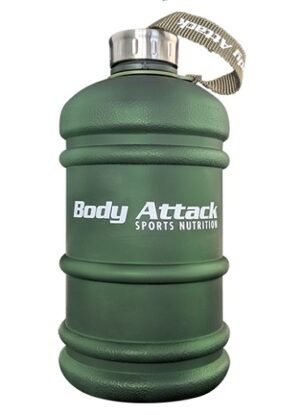 Body Attack Water Bottle XXL - Wasserflasche - Matt Green - 2,2 Liter