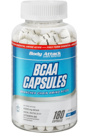 Body Attack BCAA Capsules 180 Caps