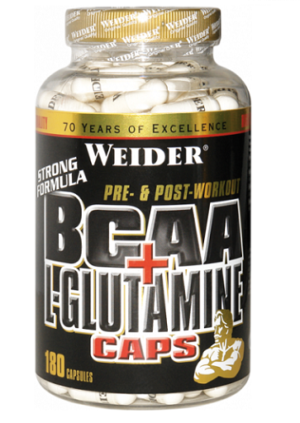 Weider BCAA + Glutamin 180 Kapsel