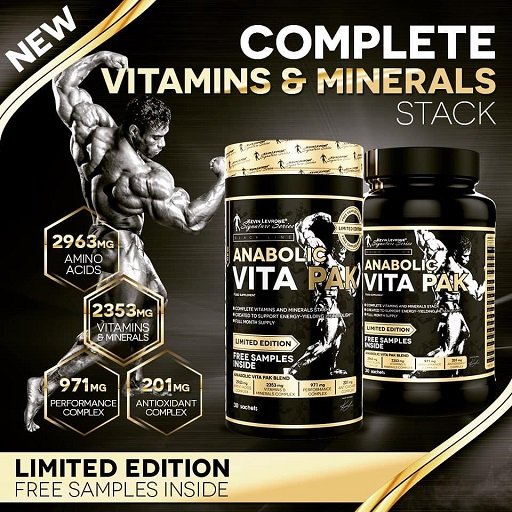 Kevin Levrone DAMAGED Anabolic VITA PAK - 30 Portionen