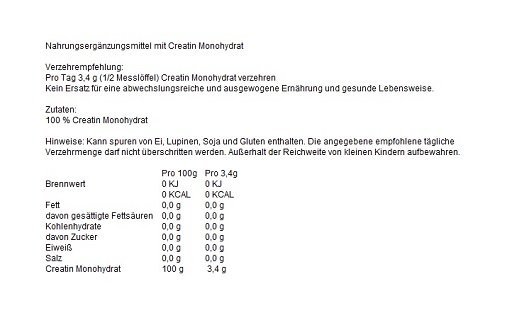 NNT Creatin Monohydrat 500g 2 nnt creatin monohydrat 500g~2 NNT Creatin Monohydrat 500g - Image 2