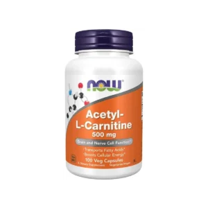 NOW Foods Acetyl-L-Carnitine 500mg - 100 Kapseln